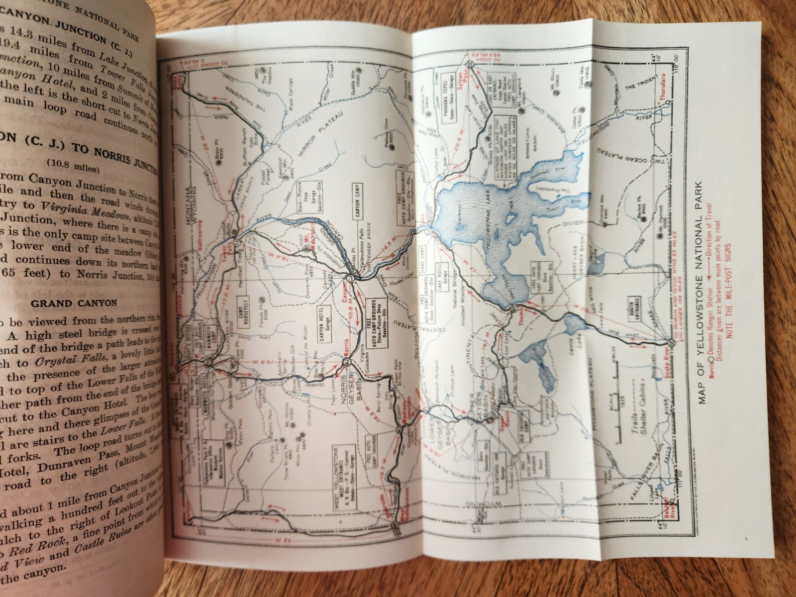 Antique 1925 Yellowstone National Park Rules Regulations Department of Interior