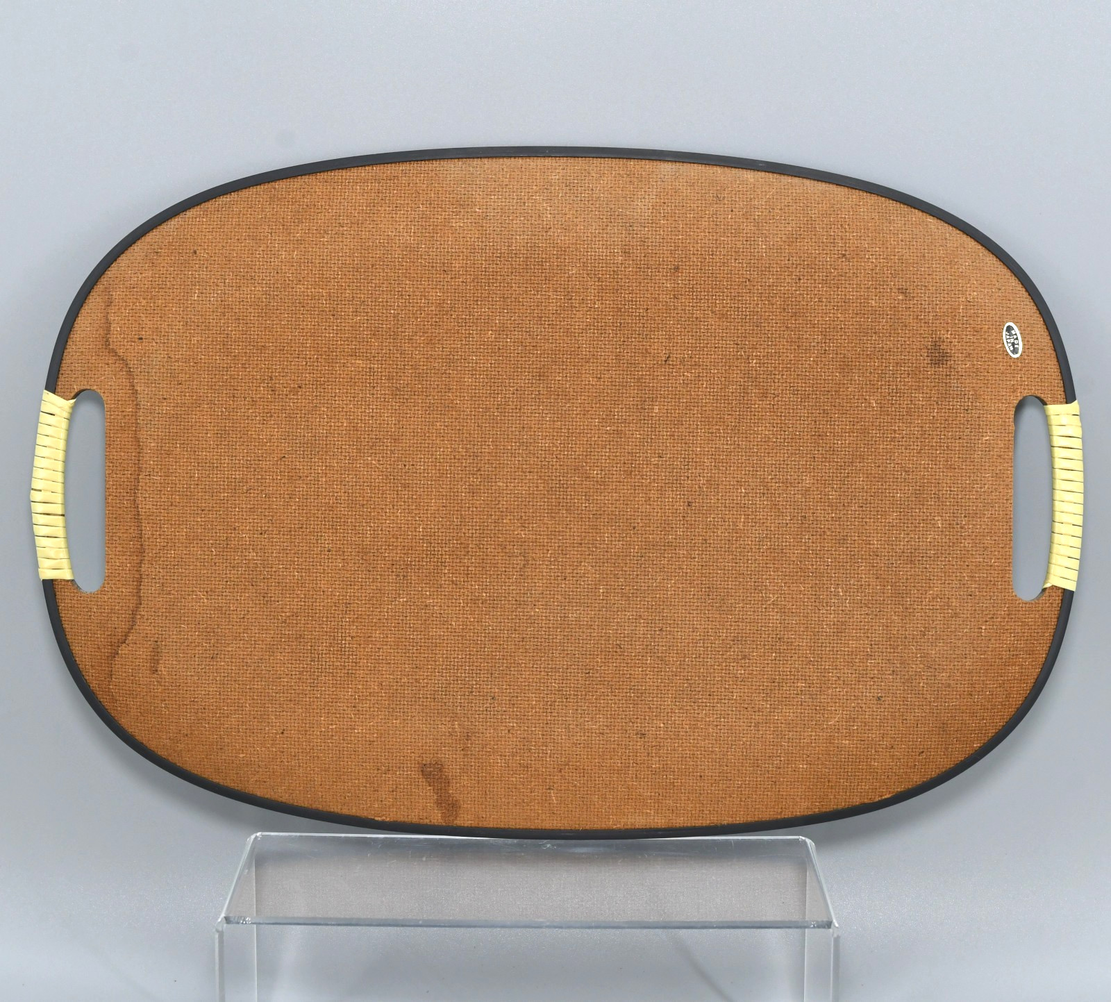 Yellowstone National Park Serving Drink Tray Vintage 1950s Japan Souvenir Blue