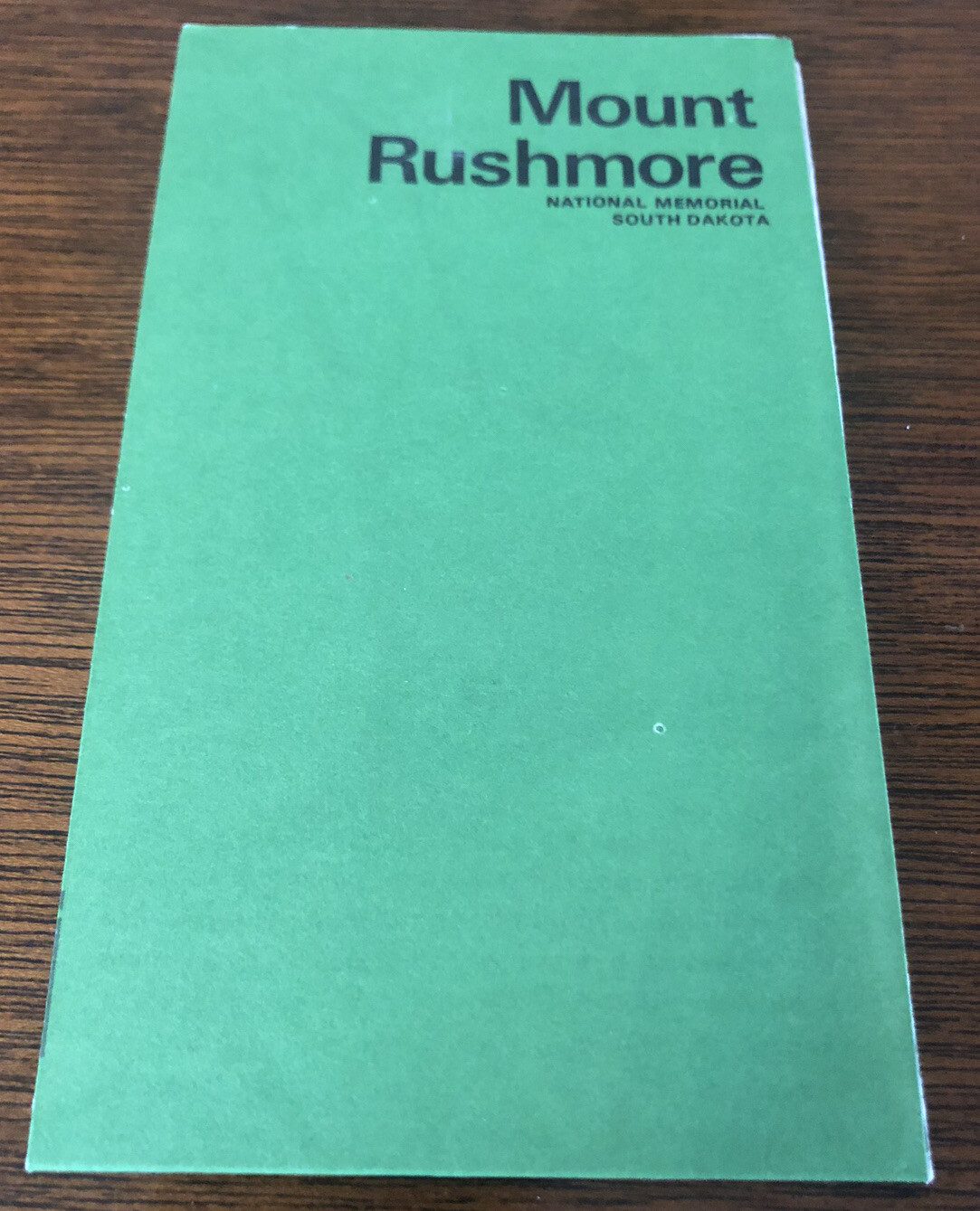 Mount Rushmore National Memorial Brochure 1974