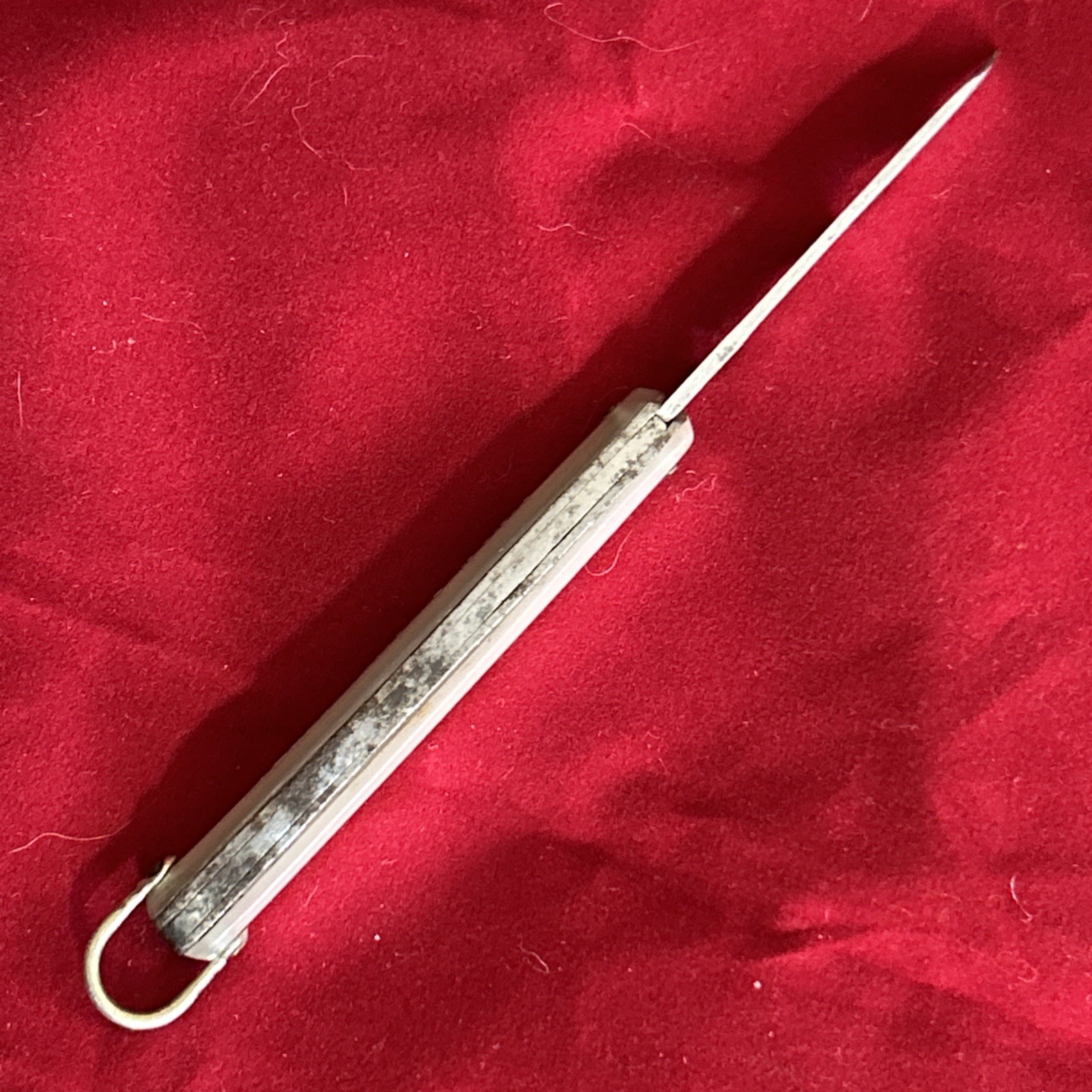 Vintage Yellowstone Park Pocket Knife Japan Pen Knife Sheepsfoot Souvenir