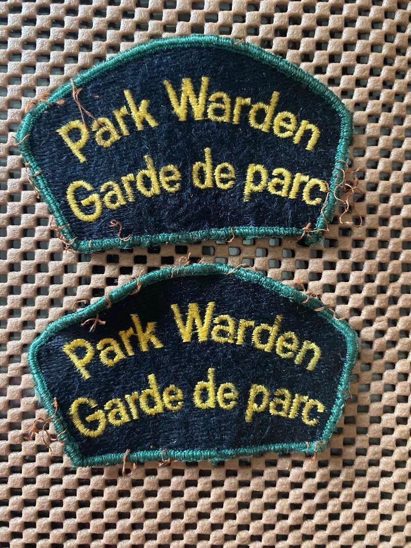 Pair of Vintage Canada National Park Warden Badge