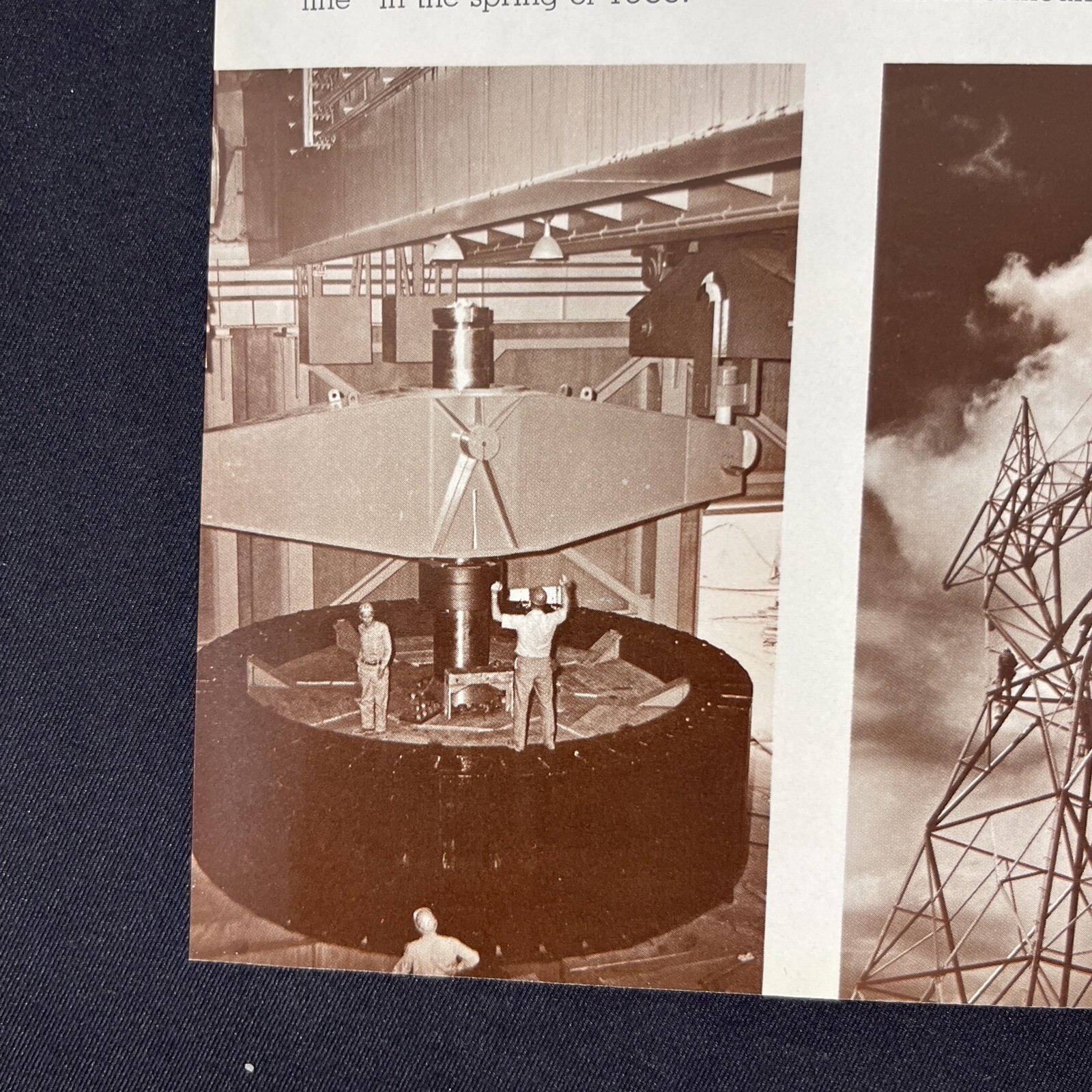 1967 Glen Canyon Dam Colorado River Storage AZ UT Vintage Travel Brochure