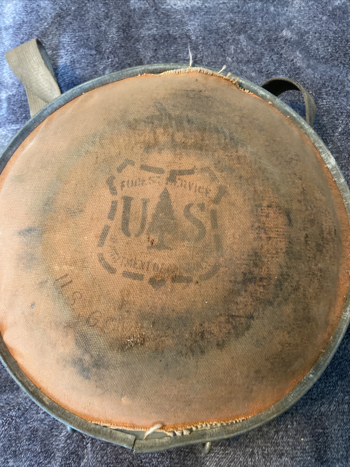 Vintage U.S. Govt Forest Service 4 Qt Oasis Canteen Insulated Canvas Cover USFS