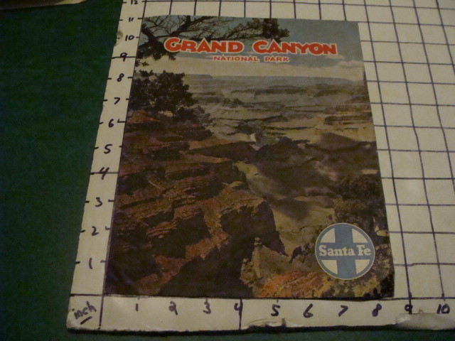 Orig Brochure — 1948 — GRAND CANYON National Park — 6pgs — i show all