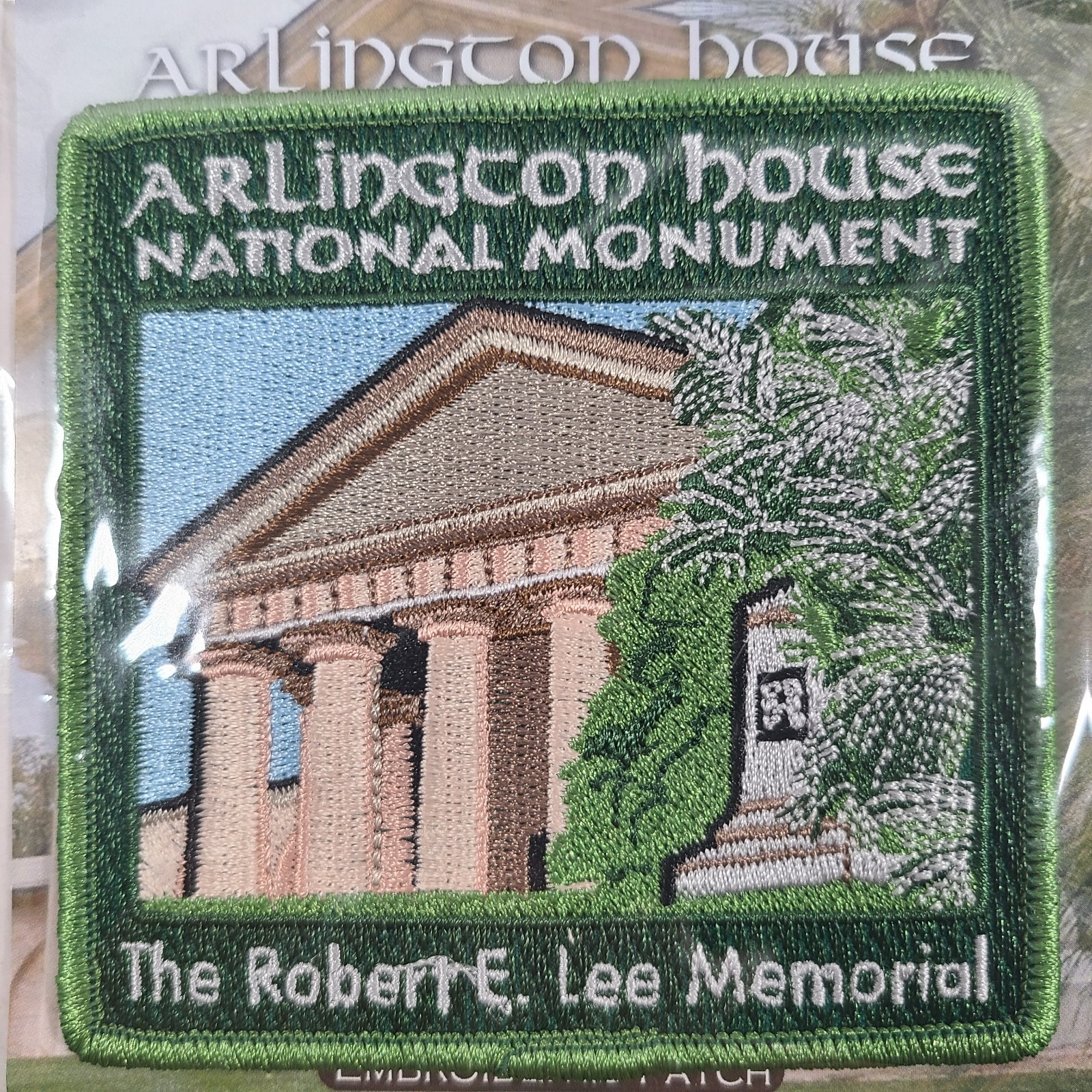 Washington DC Historical Landmarks Patches Lot of 3 Arlington Lincoln Jefferson