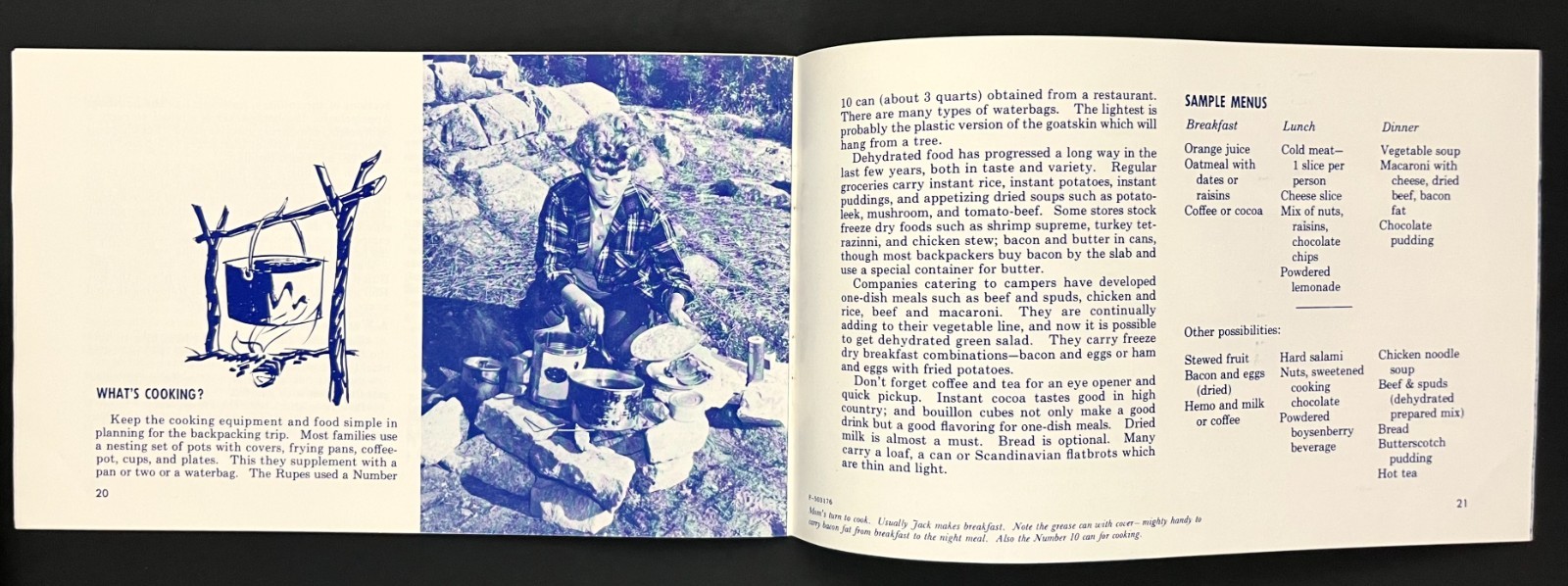 1974 National Forests Parks Backpacking NPS Safety Guide Vintage Travel Booklet