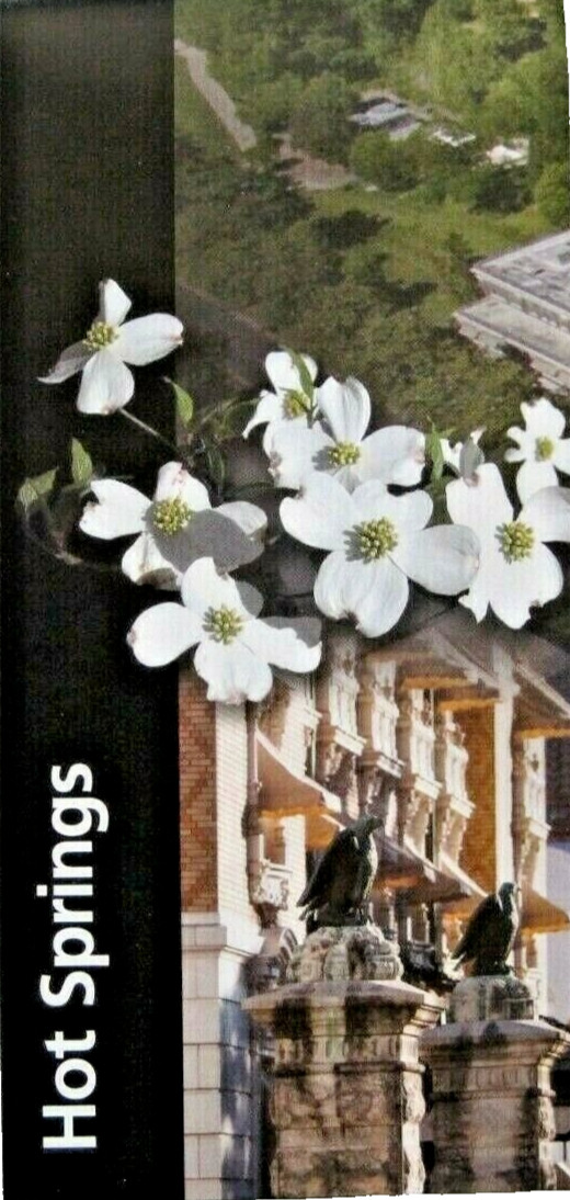 Hot Springs National Park National Park Service Unigrid Brochure Map