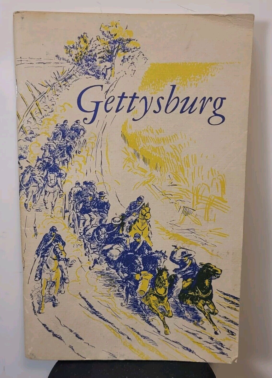 Gettysburg Civil War Battlefield Historical Booklet 1962 F.D. Briscoe Paintings