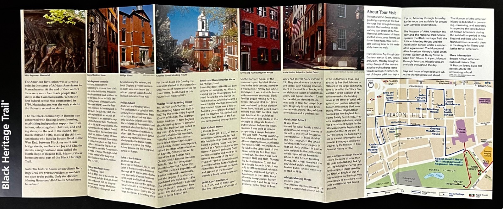 2006 Boston African American Civil Rights History Official Nat’l Site Brochure