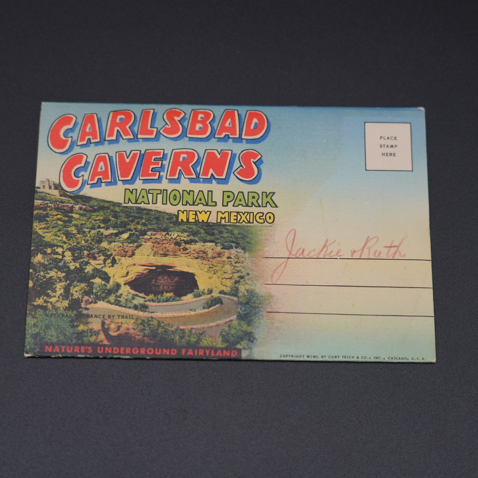 Vintage National Parks Lot Yosemite 1953 Brochure Carlsbad Caverns 12 Postcards