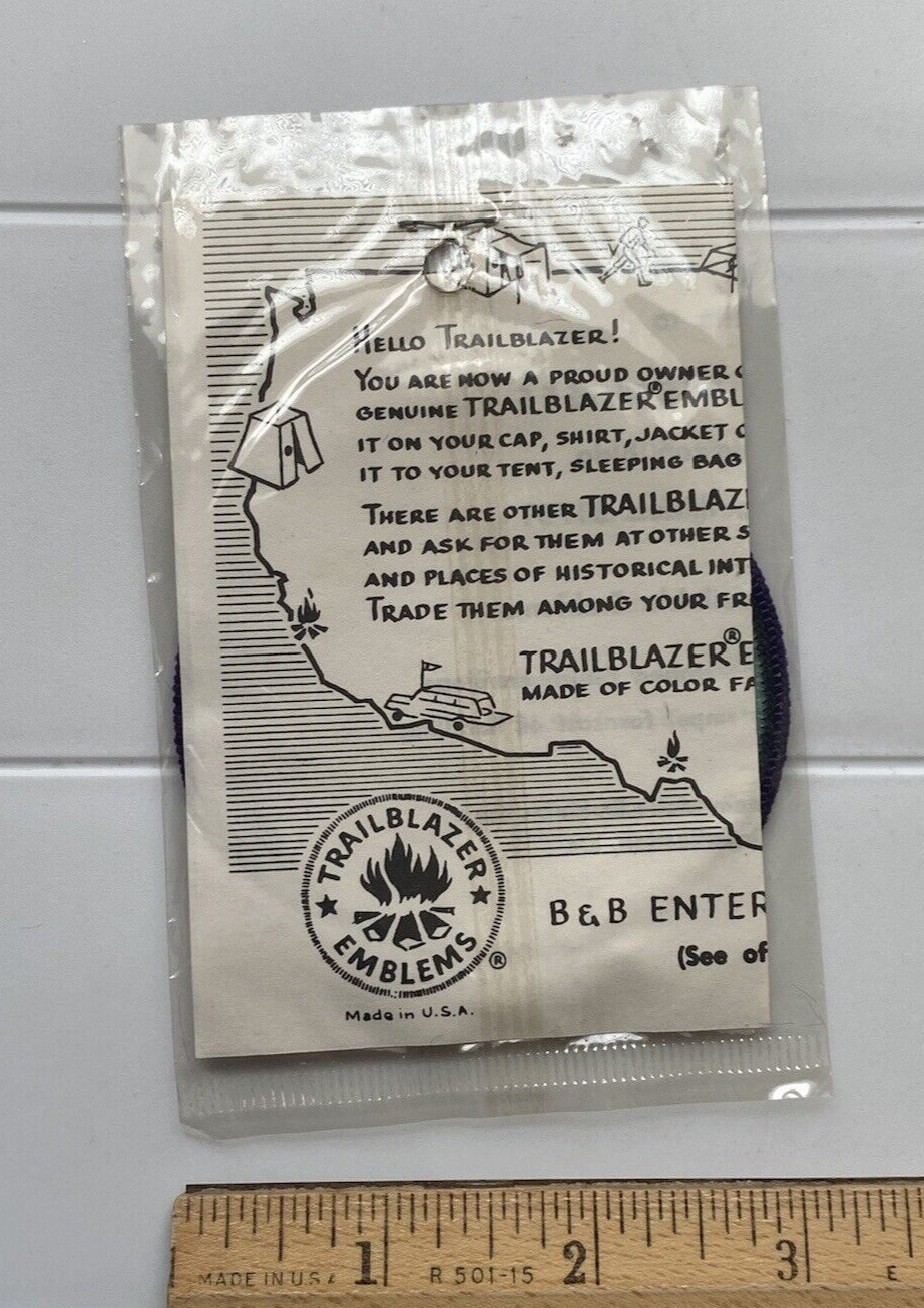 NIP Vintage Mesa Verde National Park Colorado Trailblazer Emblem Round Patch