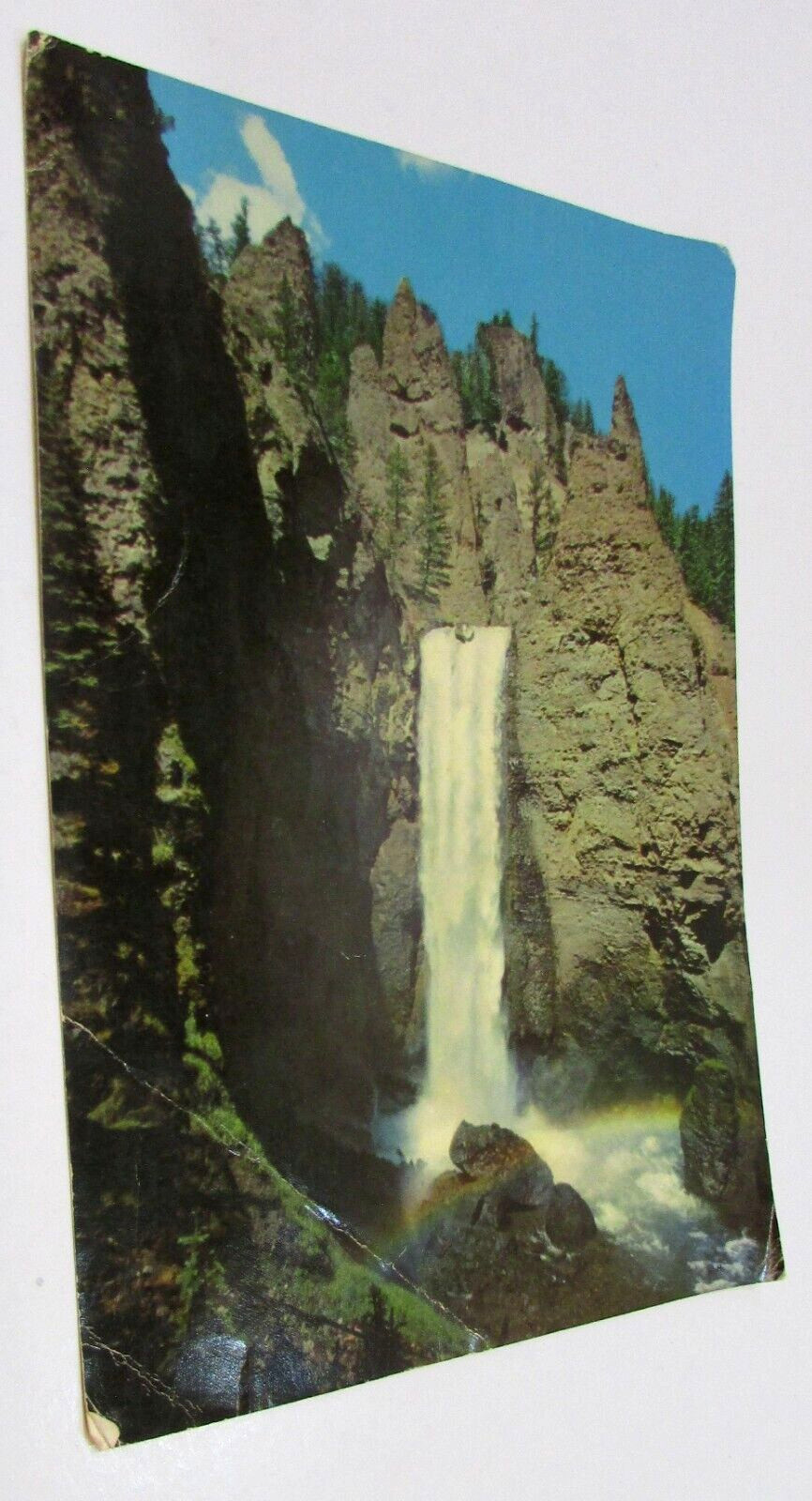 Tower Fall Creek River Tributary Yellowstone National Park Old Jumbo Post Card