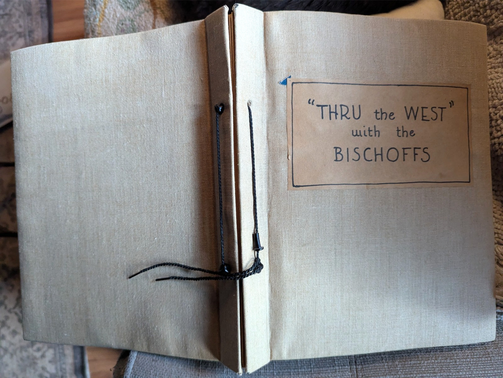 1953 Travel Log “Thru The West With The Bischoffs” Journal, Photos, Postcards
