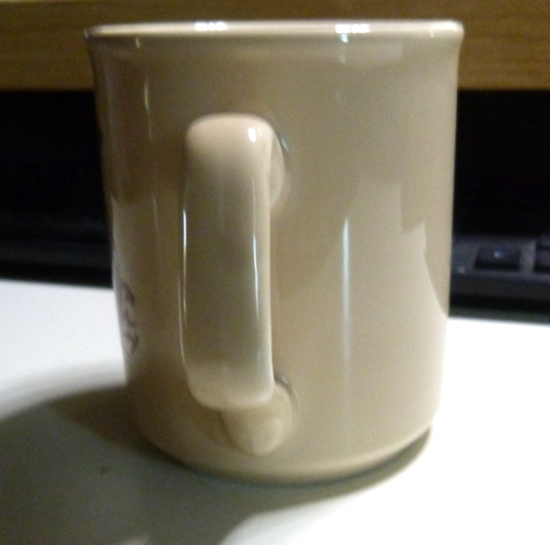 Grizzly Bear Yellowstone Coffee Mug Brown Souvenir made in England