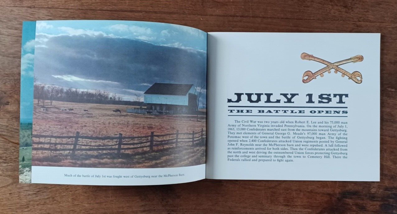 Gettysburg High Water Mark of The Confederacy 1963 National Park Booklet