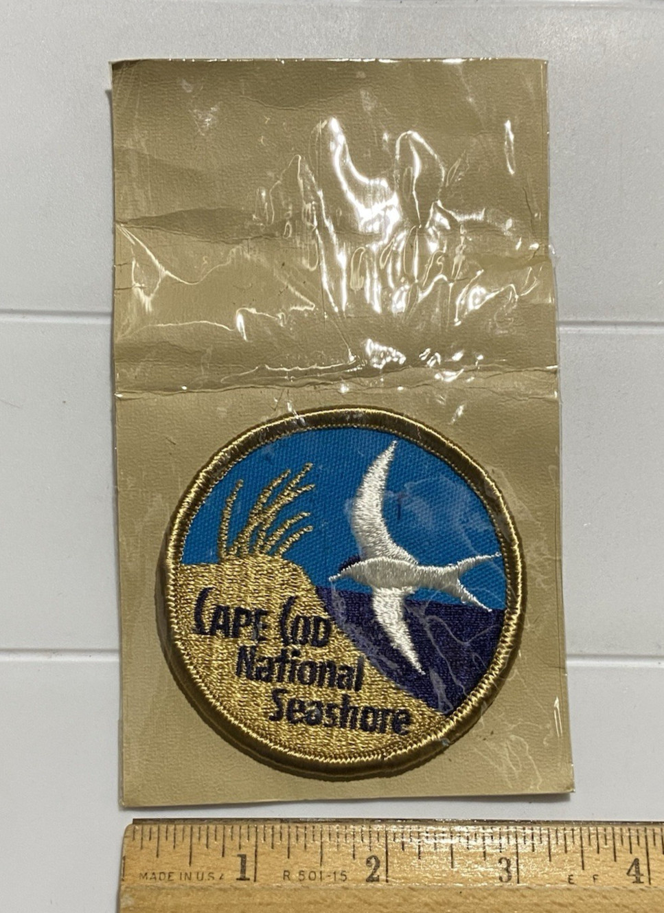 NIP Cape Cod National Seashore The Plight of the Tern Round Embroidered Patch