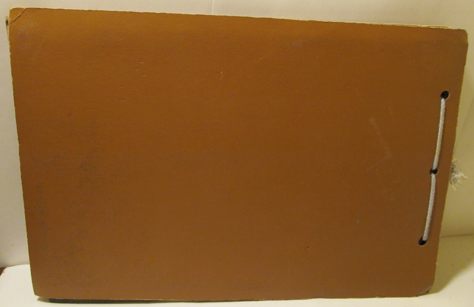 Photographs Photo Album Suede Cover Featuring Kentucky Mammoth Cave, Vintage