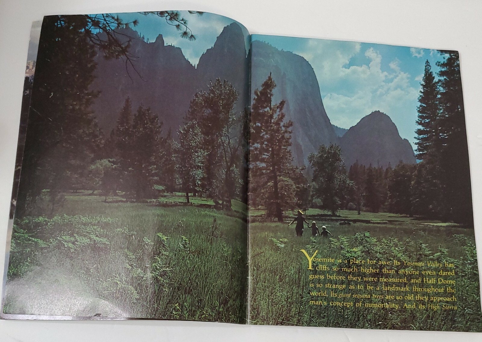 Yosemite The Story Behind the Scenery ’71 Muench Souvenir Paperback Picture Book