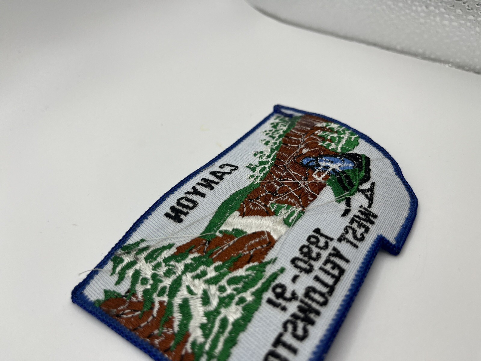 Canyon West Yellowstone Embroidered Patch, Montana 1990-91 COLLECTOR PATCH