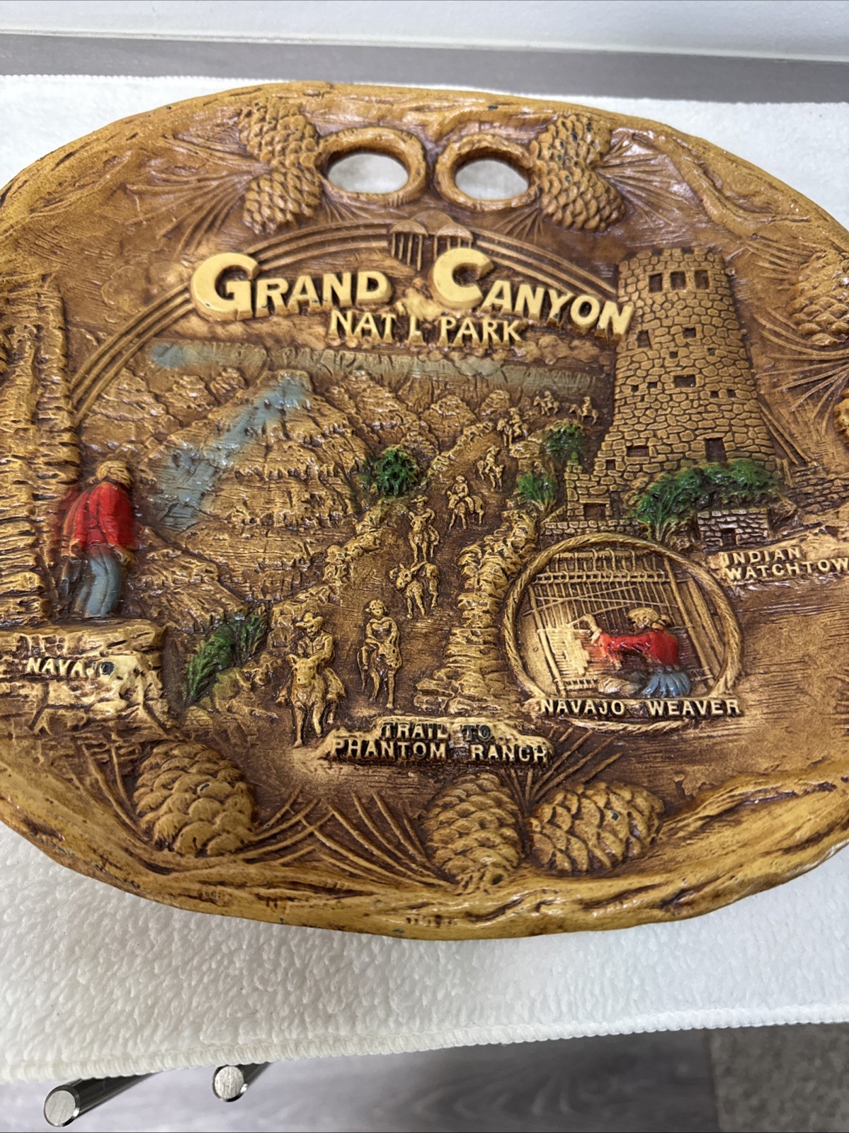 Vintage Grand Canyon National Park Collector Plate Fred Harvey & Vernon Kilns