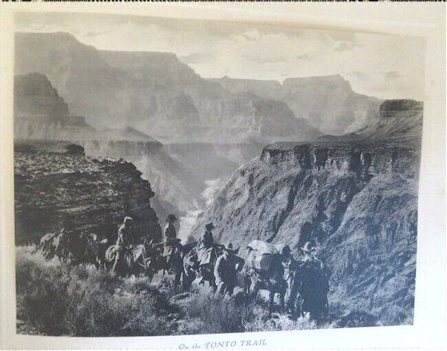 *SCARCE* GRAND CANYON NATIONAL PARK in PHOTOGRAVURE by FRED HARVEY, EL TOVAR