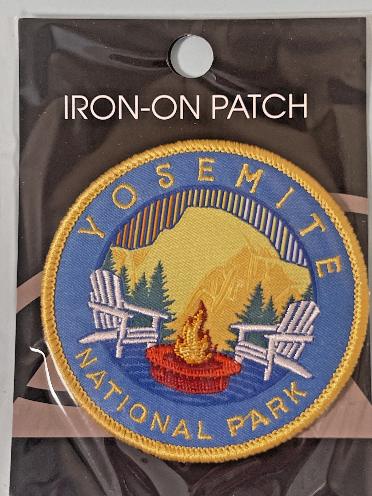 NIP Yosemite National Park Granite Half Dome Souvenir 3 Inch Iron-on Patch