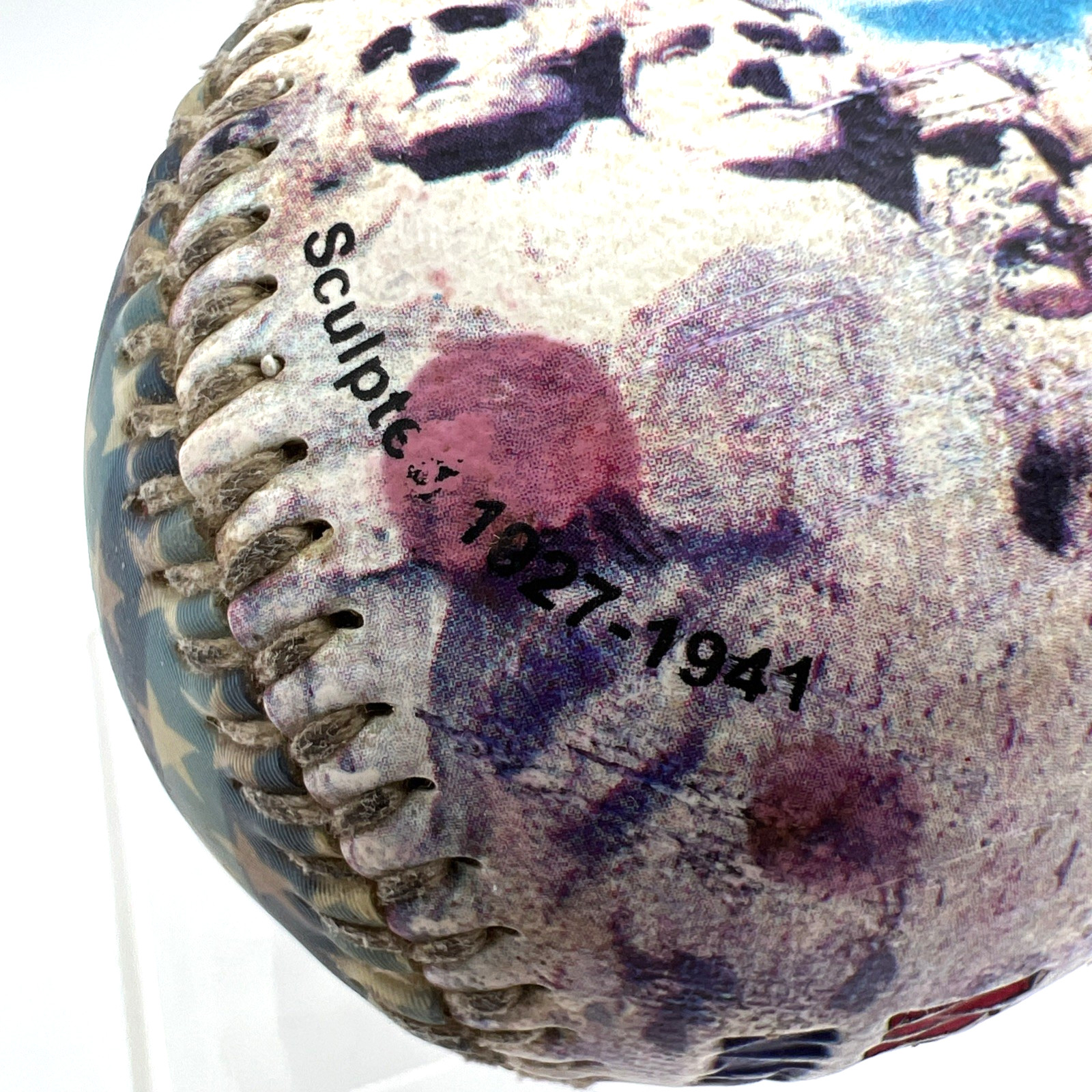 Mount Rushmore National Memorial Souvenir Baseball Gutzon Borglum South Dakota