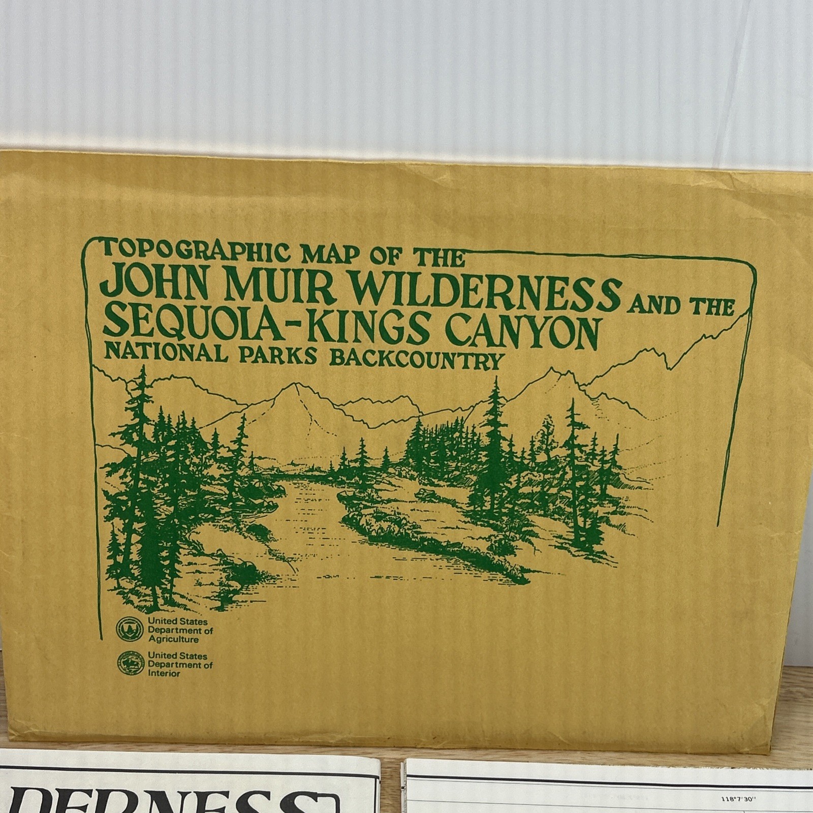 USDA John Muir Wilderness & Sequoia-Kings Canyon Wilderness Guides and Topo Maps