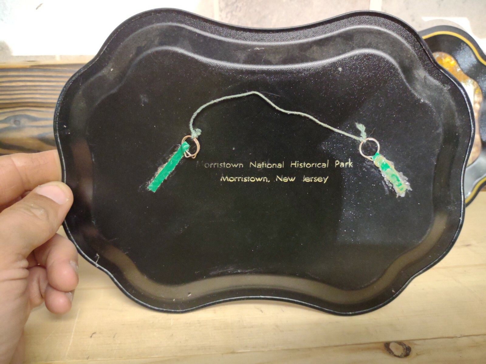 Vintage 9″ Morristown National Historical Park Tins/New Jersey/Wall Hanging