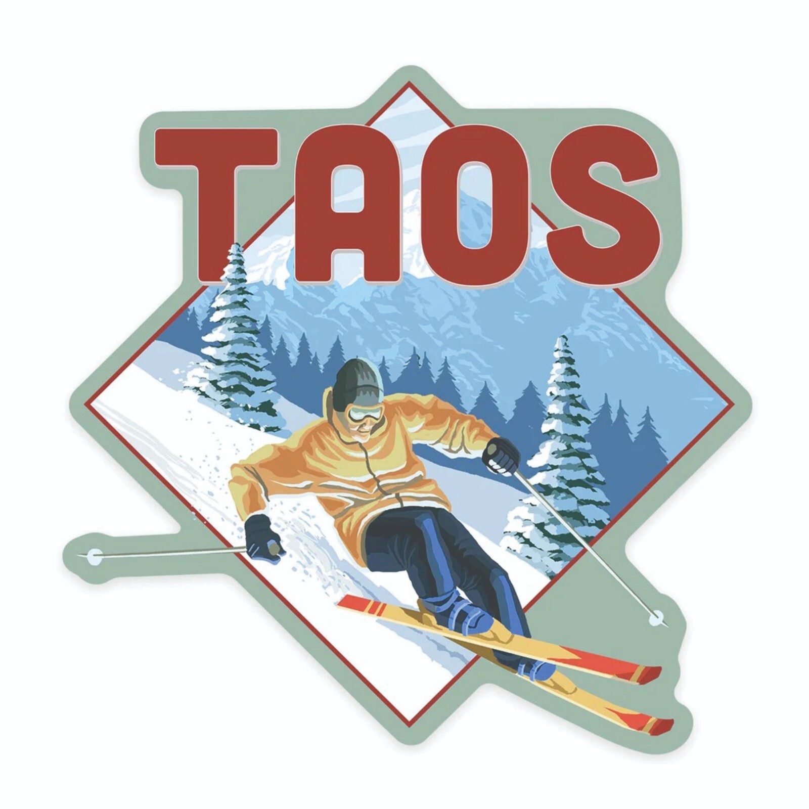 Taos New Mexico Sticker Decal Bumper Sticker