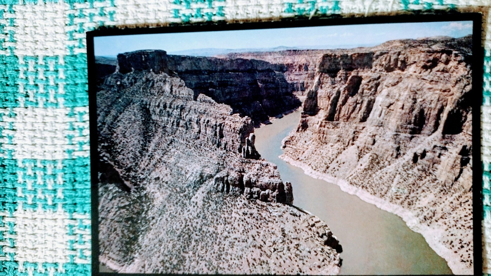 POST CARD BIGHORN CANYON RECREATION AREA FORT SMITH MONTANA