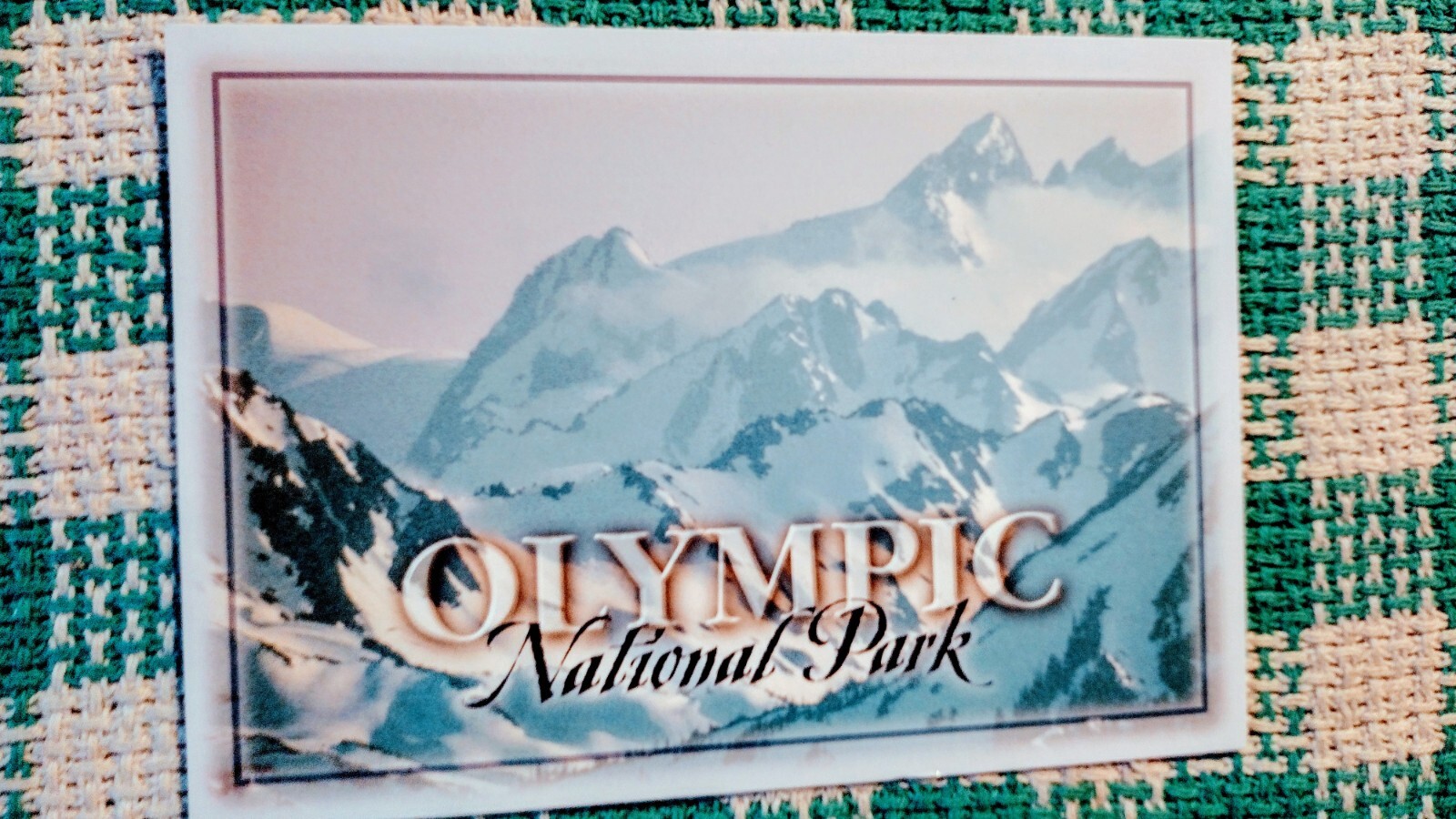 BEAUTIFUL CHROME POST CARD OLYMPIC NATIONAL PARK WASHINGTON PORT ANGELES WA