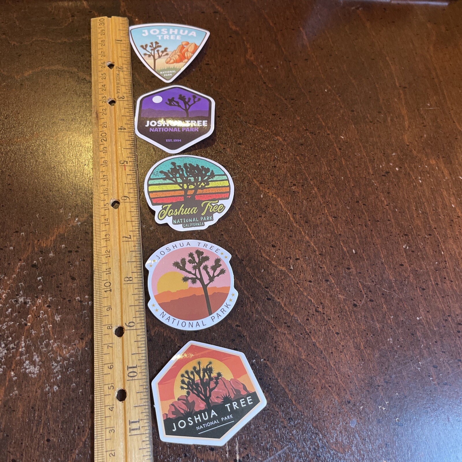 Joshua Tree National Park Stickers — Set Of 5 — Lot #1