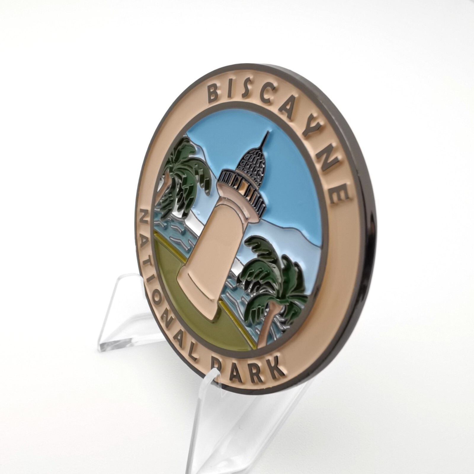 Cre8Travel Biscayne National Park Collectible Magnet – Enamel Finish, 52mm NEW
