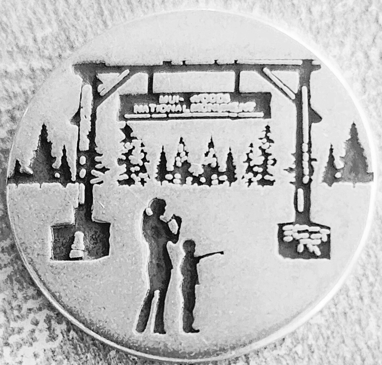 MUIR WOODS NATIONAL MONUMENT – DISCONTINUED PARK TOKEN – CALIFORNIA