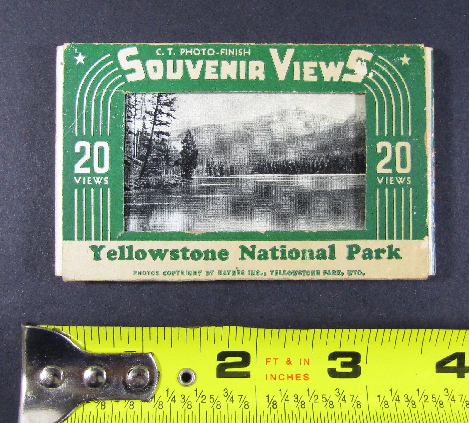Souvenir Views 1920s pictures 20 Mini YELLOWSTONE National Park Haynes Excellent