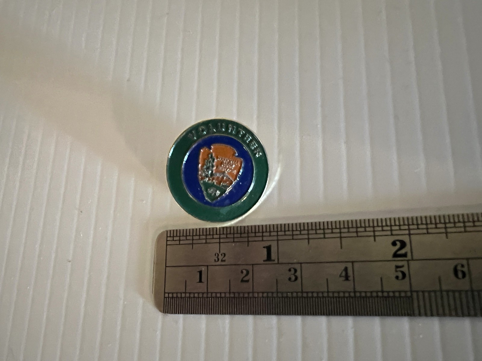 National Park Service NPS VOLUNTEER ENAMEL Lapel Pin