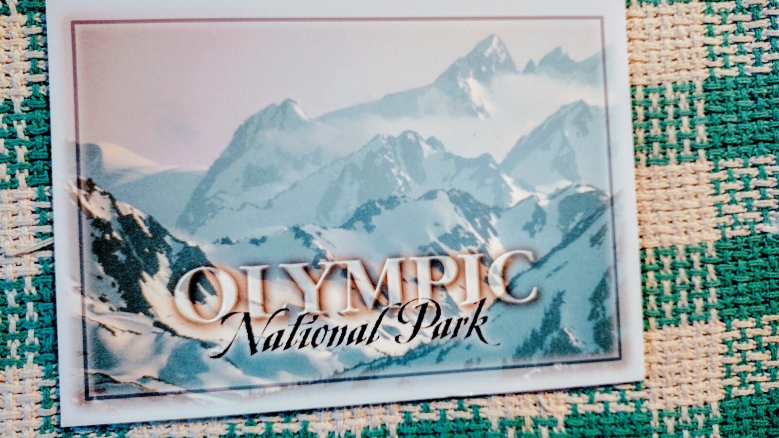 BEAUTIFUL CHROME POST CARD OLYMPIC NATIONAL PARK WASHINGTON PORT ANGELES WA