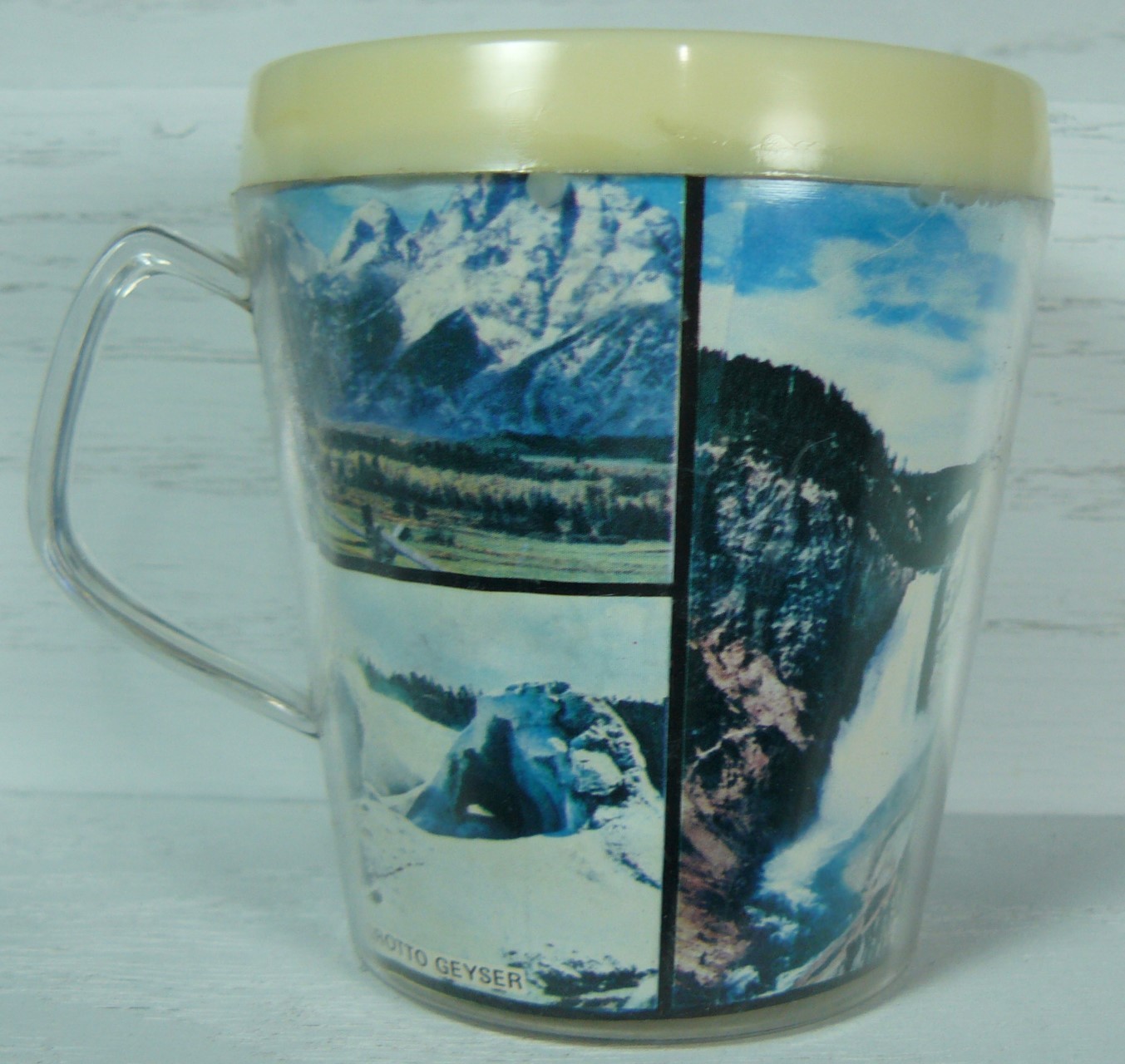 Yellowstone Souvenir Thermal Mug – Grotto Geyser – Old Faithful – Morning Glory