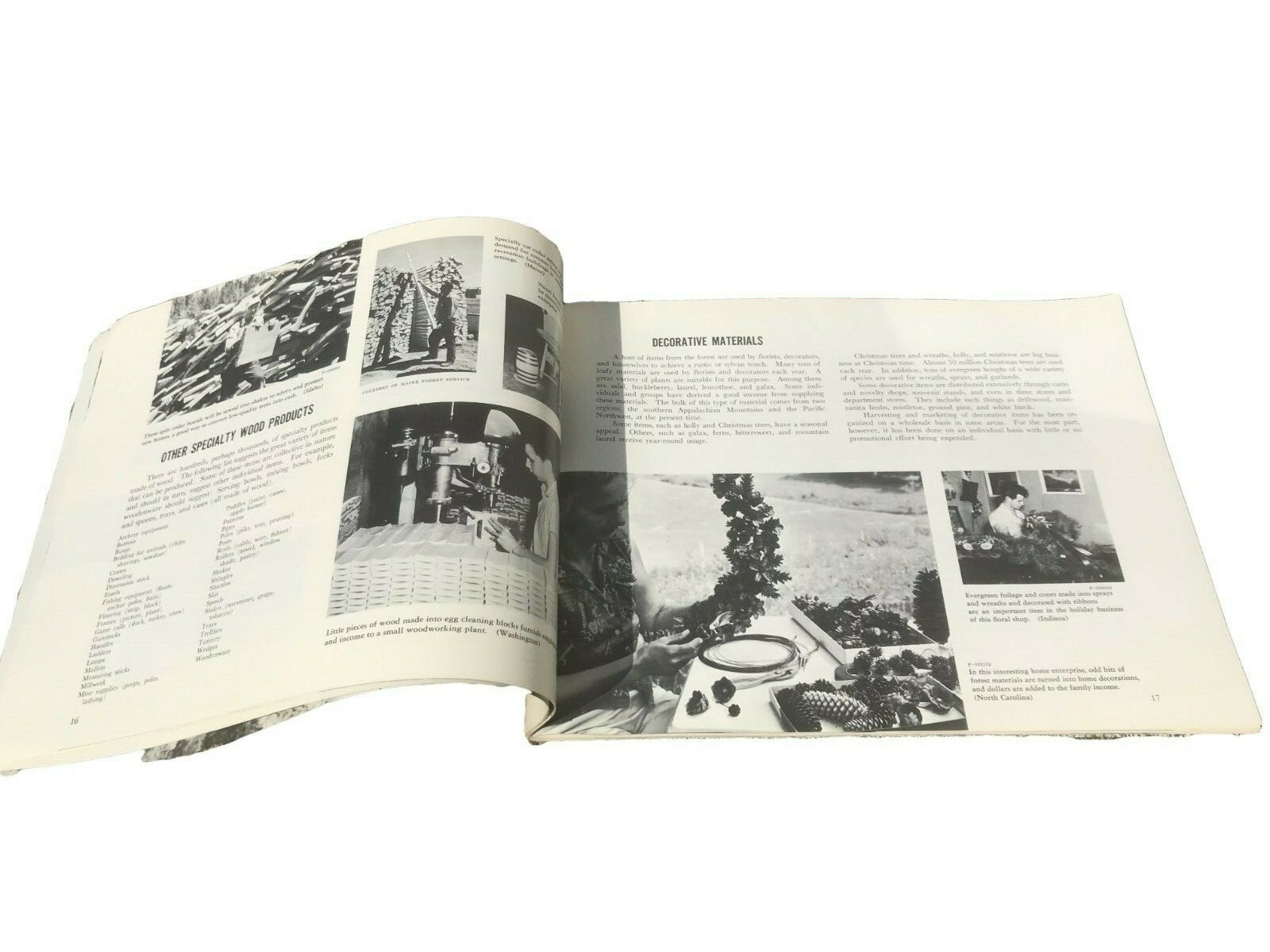 Vtg Booklet 1960s Special Forest Products for Profit US Dept of Agriculture – A2