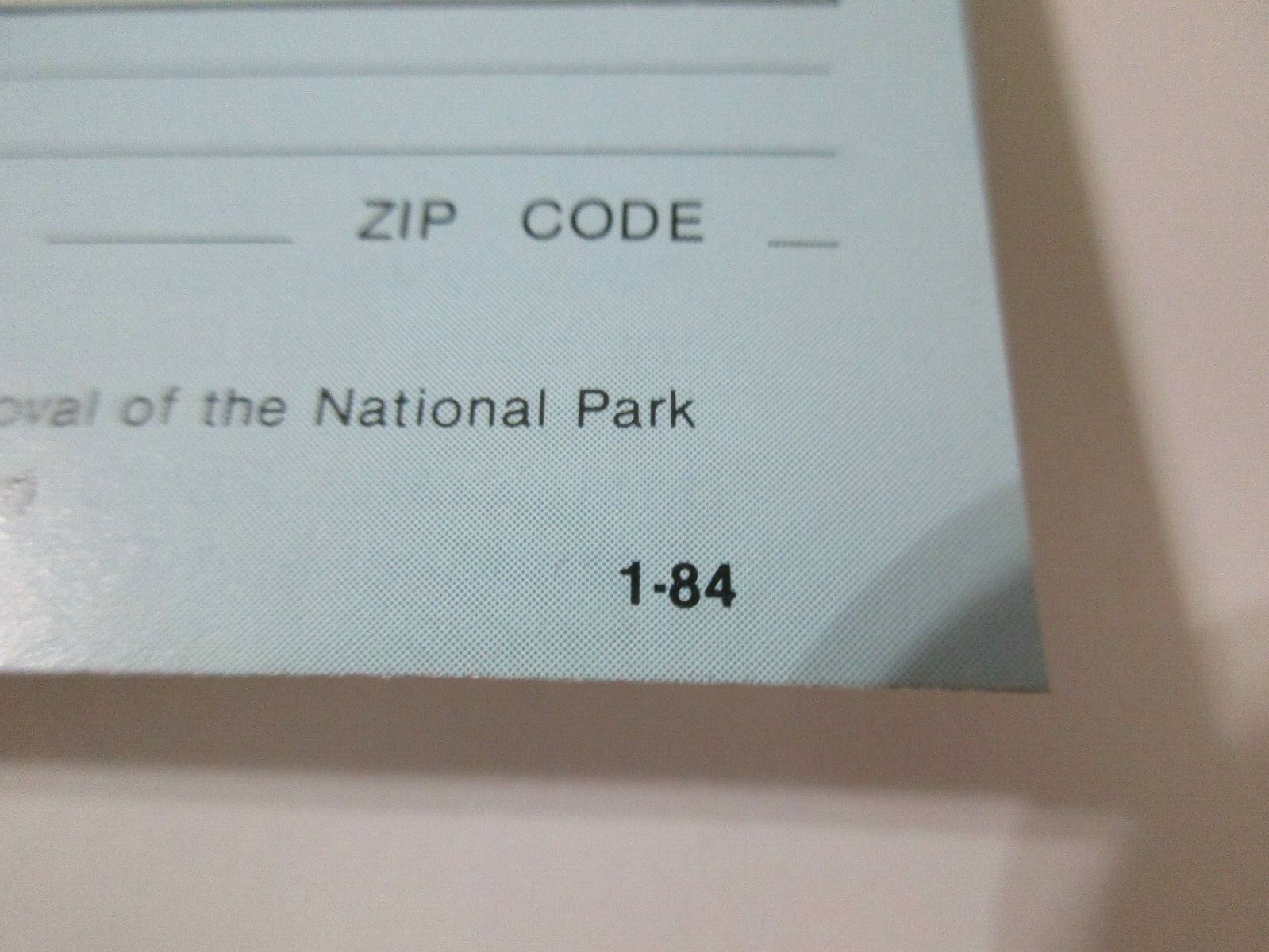 1984 Blue Ride Parkway National Park Virginia NC Travel Map Guide Brochure-B36
