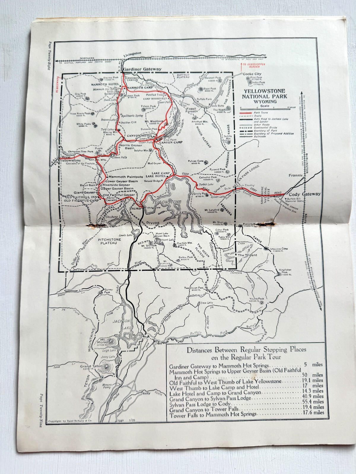 1920’s Yellowstone National Park Travel Guide by Northern Pacific Railroad