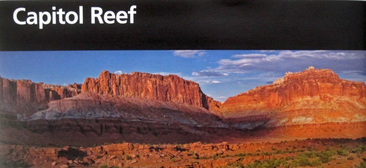 Capitol Reef National Park Utah National Park Service Unigrid Brochure Map