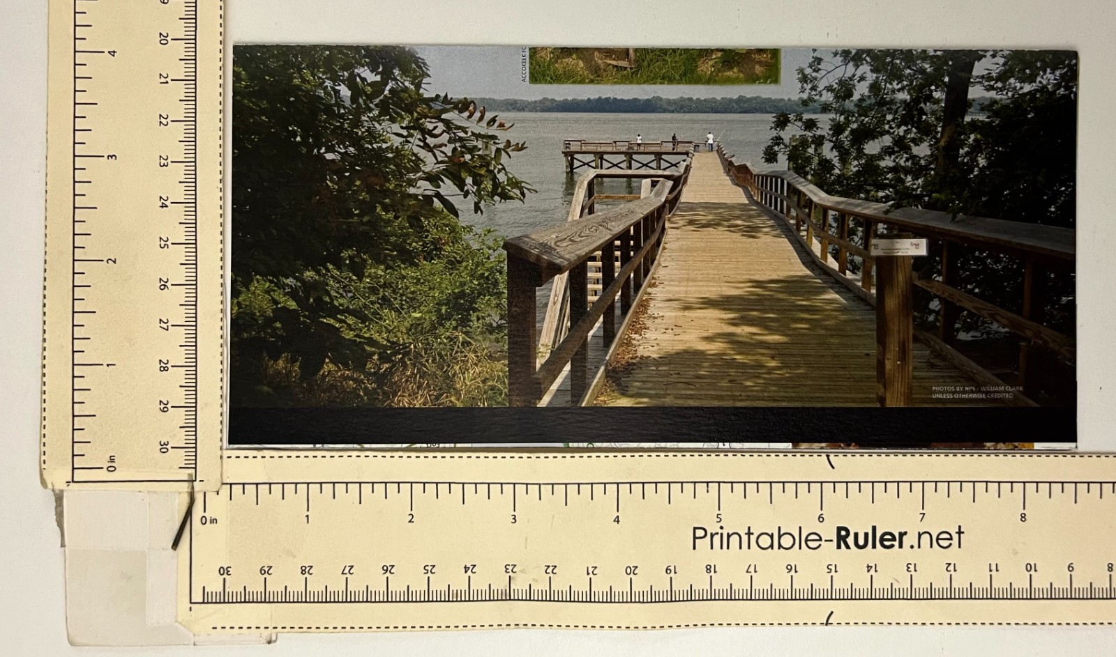 2010 Piscataway Maryland National Park Service Travel Nature Guide Brochure Map