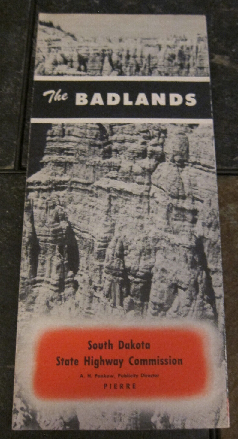 Vintage Brochure BADLANDS of South Dakota State Highway Commission