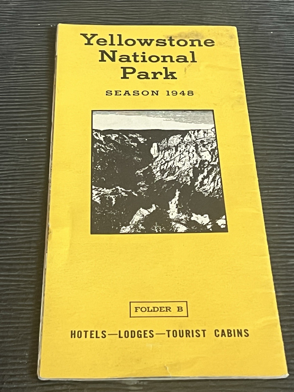 1948 Yellowstone National Park Hotels Lodges Guide – Season 1948 Folder B