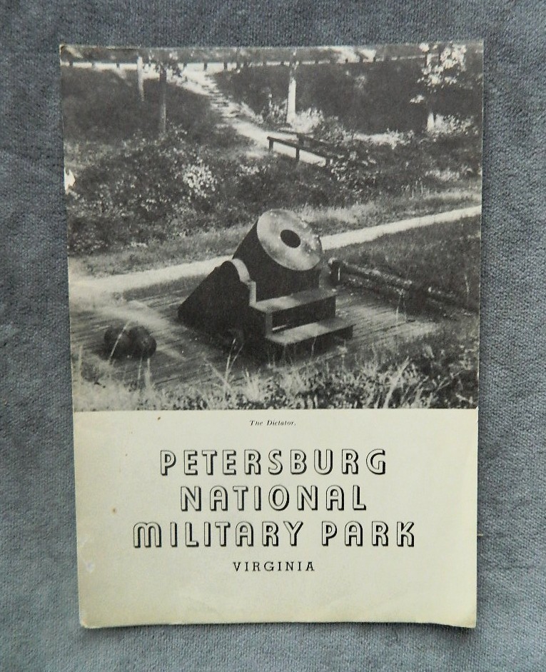 Vintage Petersburg National Military Park Virginia Pamphlet 1941