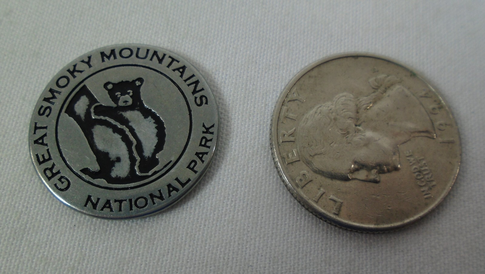 Great Smoky Mountains National Park Black Bear Cub Souvenir Token Collector Coin