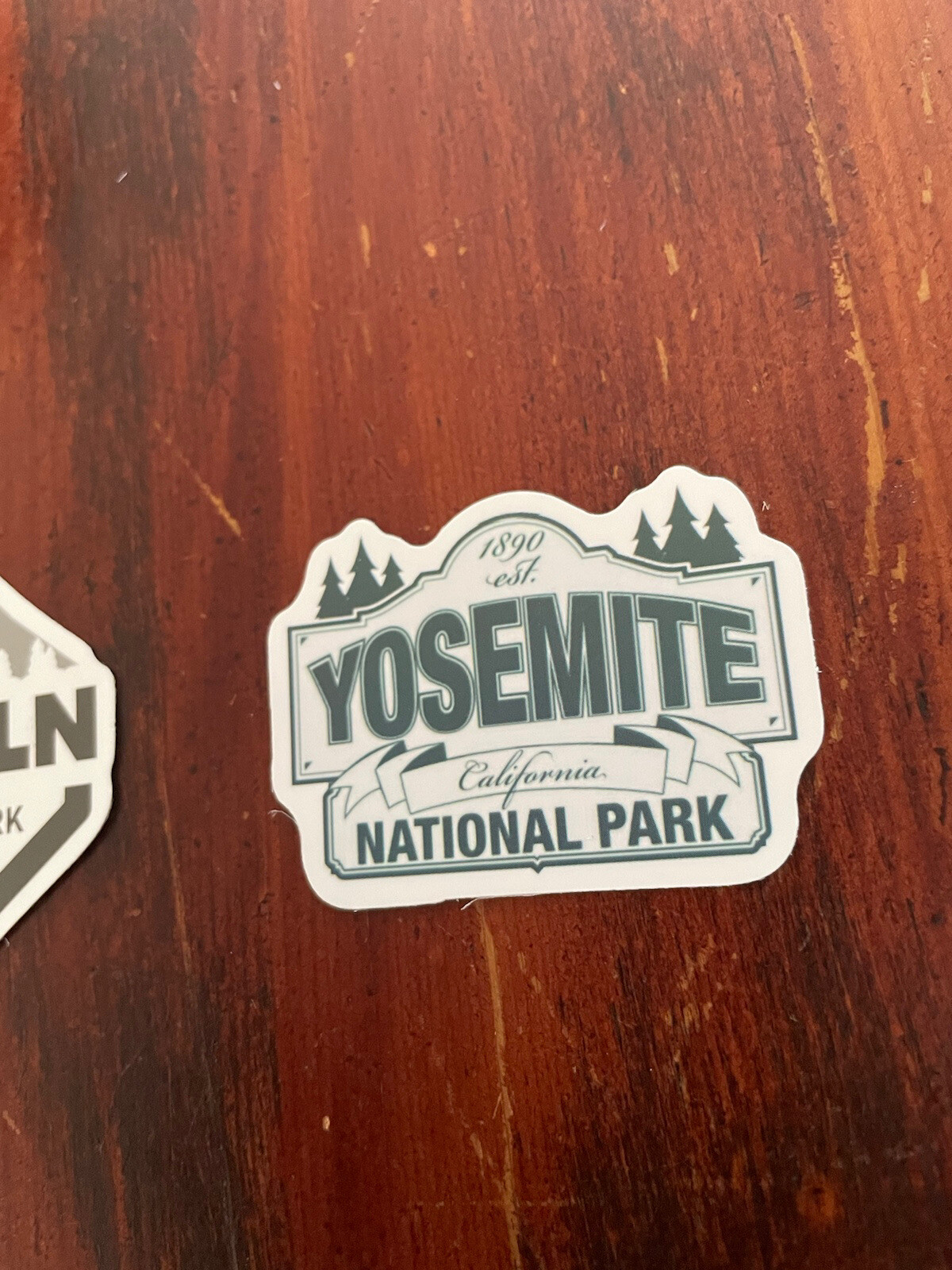 2 Set Yosemite & Lincoln National Park Outdoor Wilderness Sticker Decal