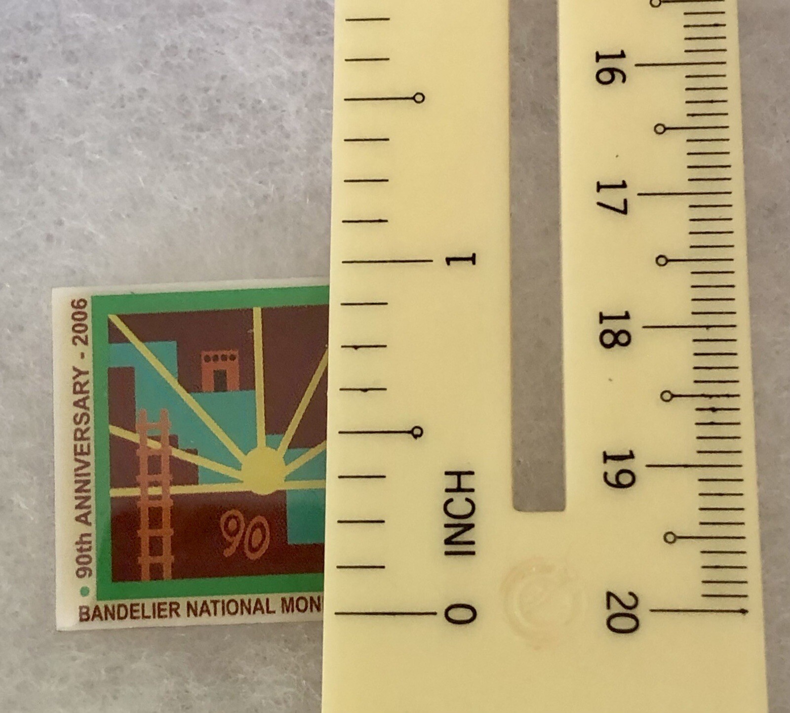 Bandelier National Monument 90th Anniversary Lapel Pin New Mexico 2006 Souvenir